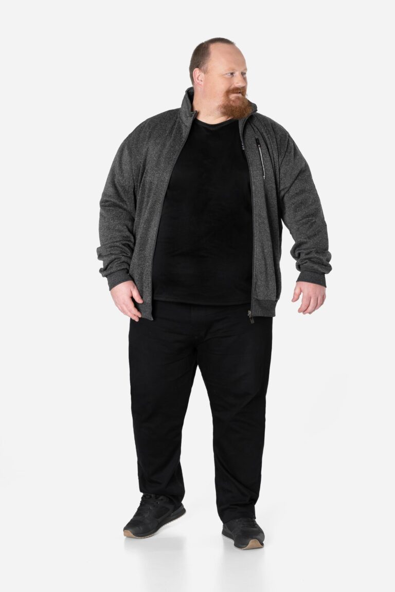 Duża Bluza Dresowa Męska Rozsuwana 2903-02 r 8XL