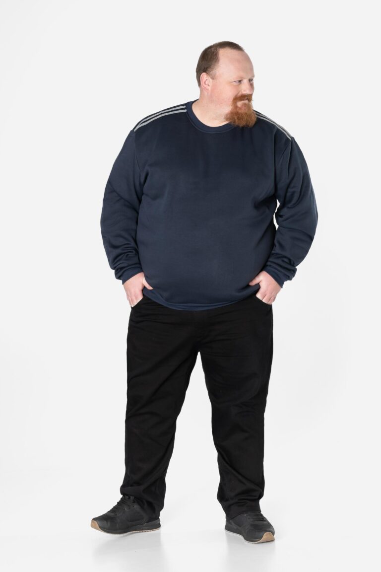Duża Bluza Sportowa Dresowa Męska Baweł 1975-3 7XL