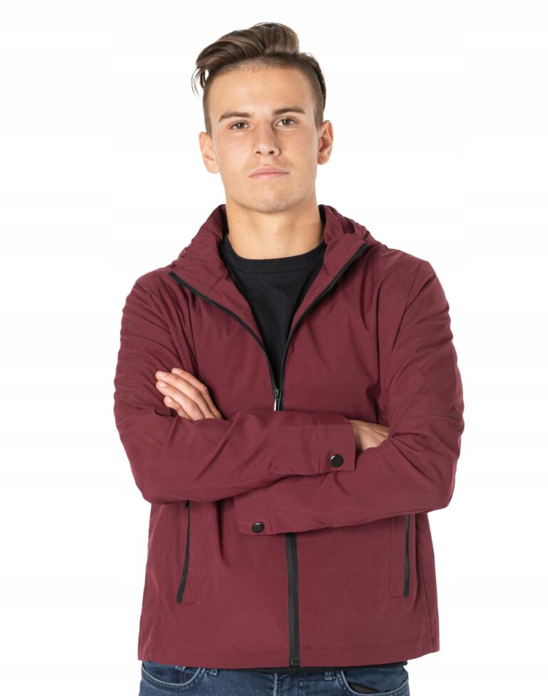 Kurtka Męska Przejściowa Wiatrówka 7028-2 r 3XL