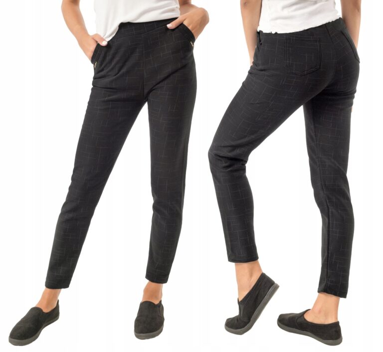 Ciepłe Spodnie Damskie Ocieplane 20223-1 r 5XL/6XL