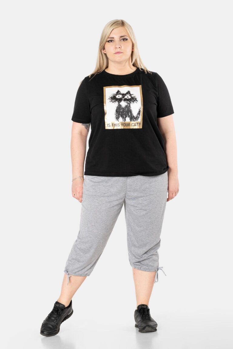 Duże Krótkie Spodenki Damskie Rybaczki 838-5 6XL