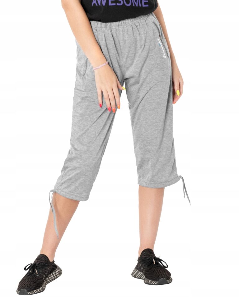Duże Krótkie Spodenki Damskie Rybaczki 86077-8 5XL
