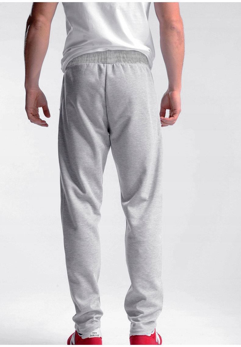 Duże Spodnie Dresowe Męskie Dresy 0668 5XL szary/m – Sklep