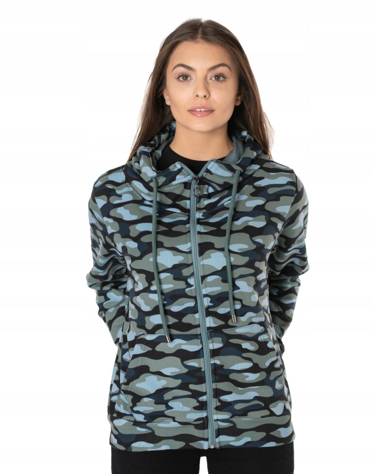 Ciepła Bluza Bawełniana Dresowa Damska 46022-1 XXL