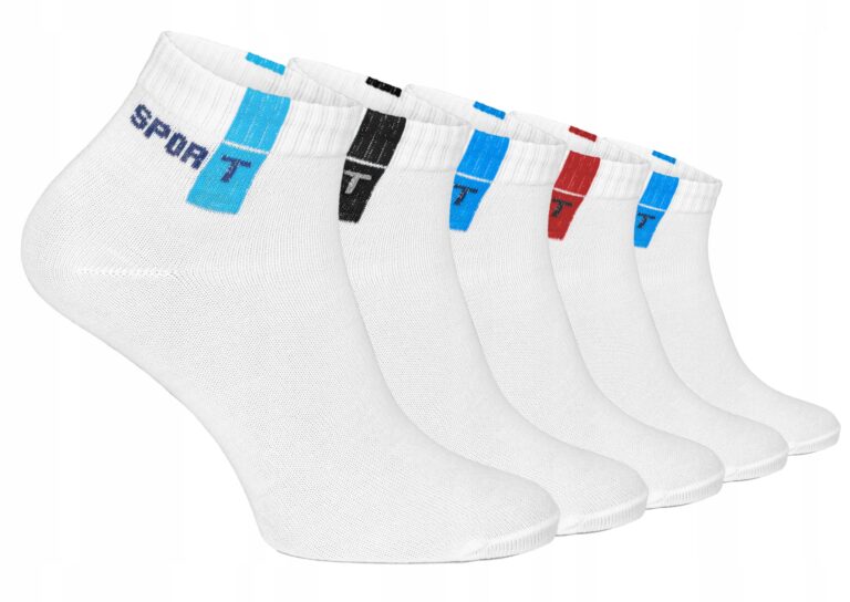 5x Skarpety Sportowe Damskie Skarpetki 17125 36-38