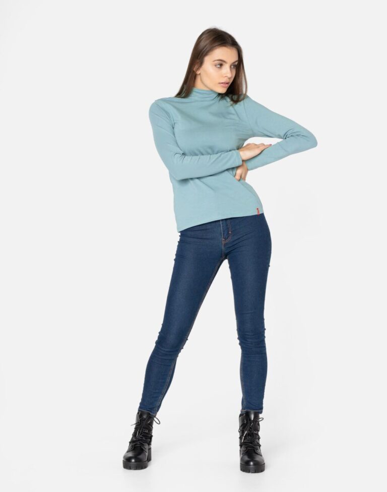 Półgolf Damski Cienki Sweter Golf 8111-22 r L/XL