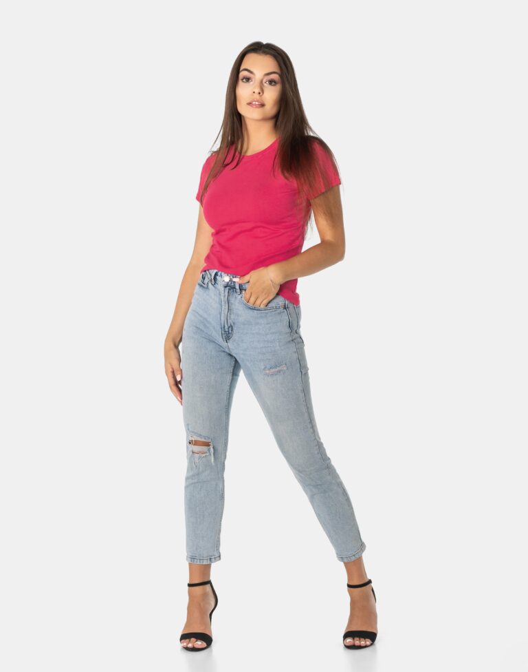 Koszulka Damska Bluzka T-shirt RENNOX 422 S malino