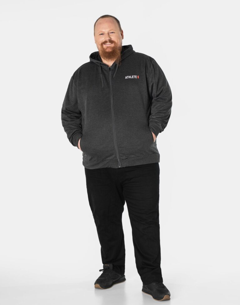 Bluza Dresowa Męska Zasuwana z Kapturem 2785-3 3XL