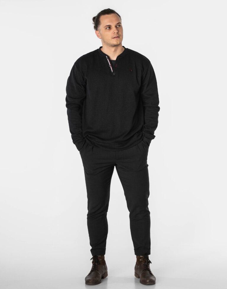 Duży Cienki Sweter Męski Bluza Bawełna 1101-1 3XL