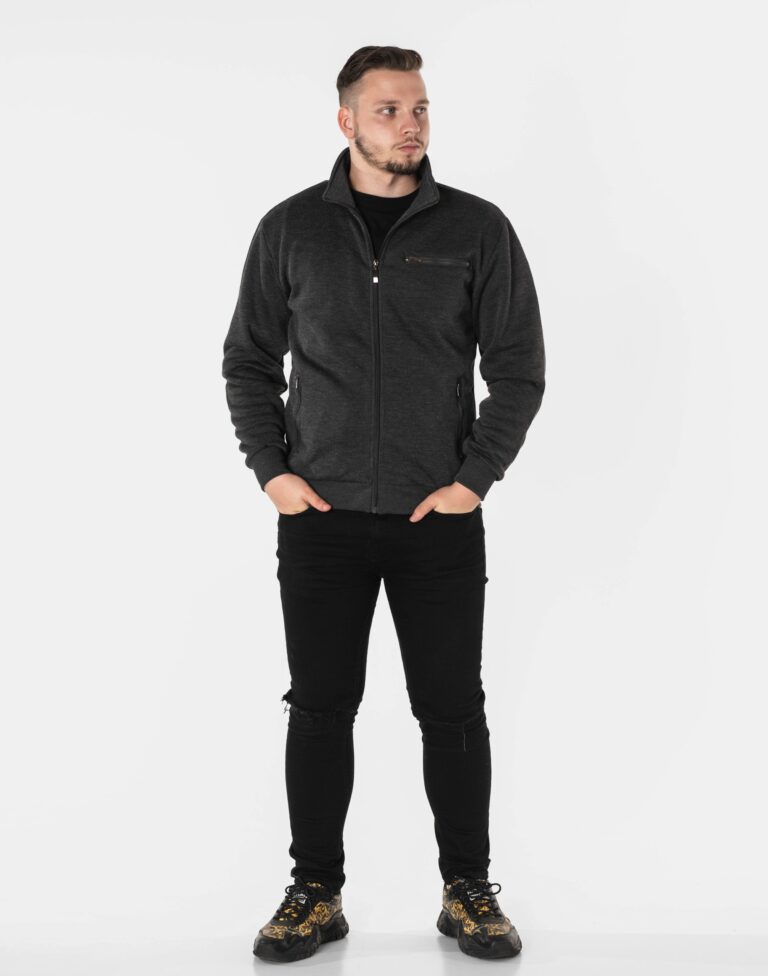 Bluza Sportowa Dresowa Męska Rozsuwana 0437-03 r M
