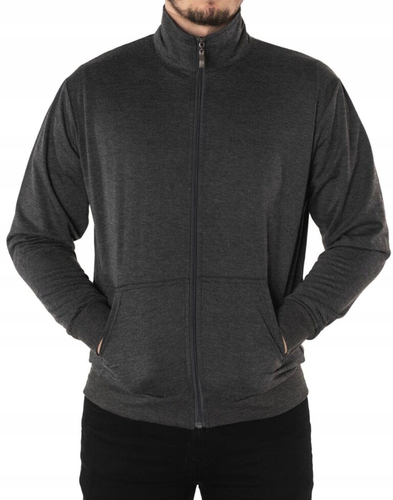 Bluza Męska Sportowa Dresowa Rozsuwana 2492-04 4XL