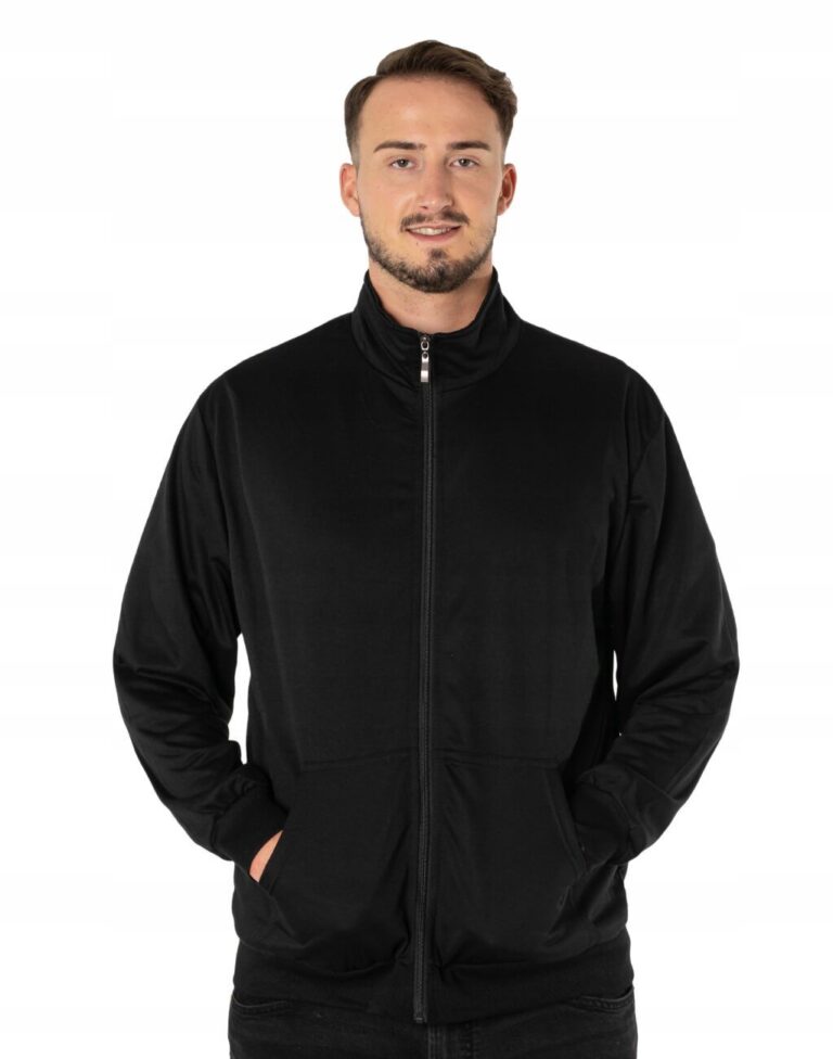 Bluza Sportowa Męska Dresowa Rozsuwana 2786-01 4XL
