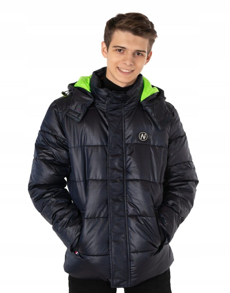 Ciepła Kurtka Męska Zimowa Ocieplana 36005-3 r XL