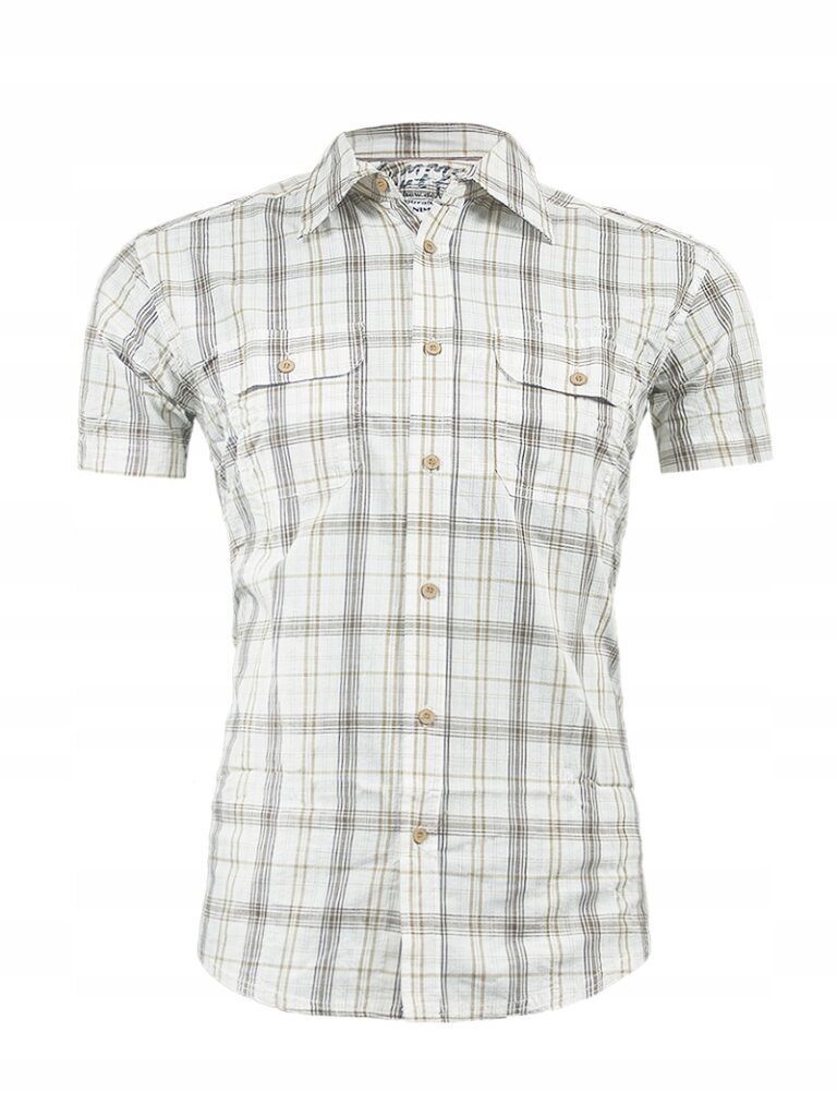 Koszula Męska z Krótkim Rękawem Lato Clover 229A L