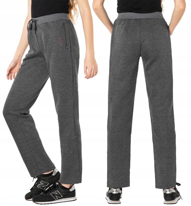 Spodnie Dresowe Dresy Sportowe Damskie 513-01 r M