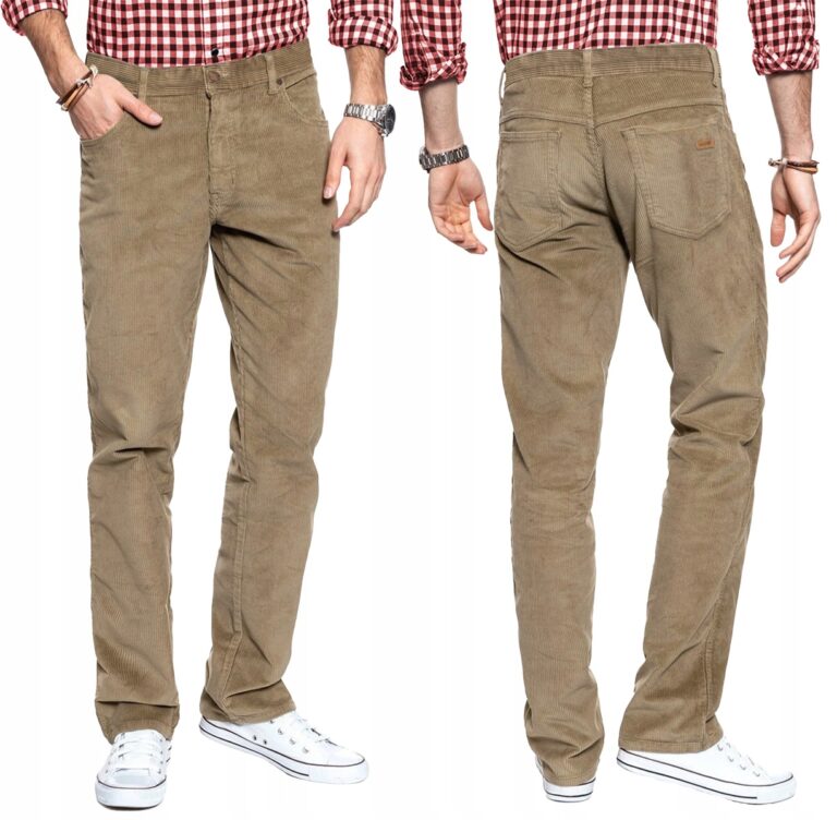 Spodnie Sztruksowe Męskie Sztruksy 610/53C W35 L32