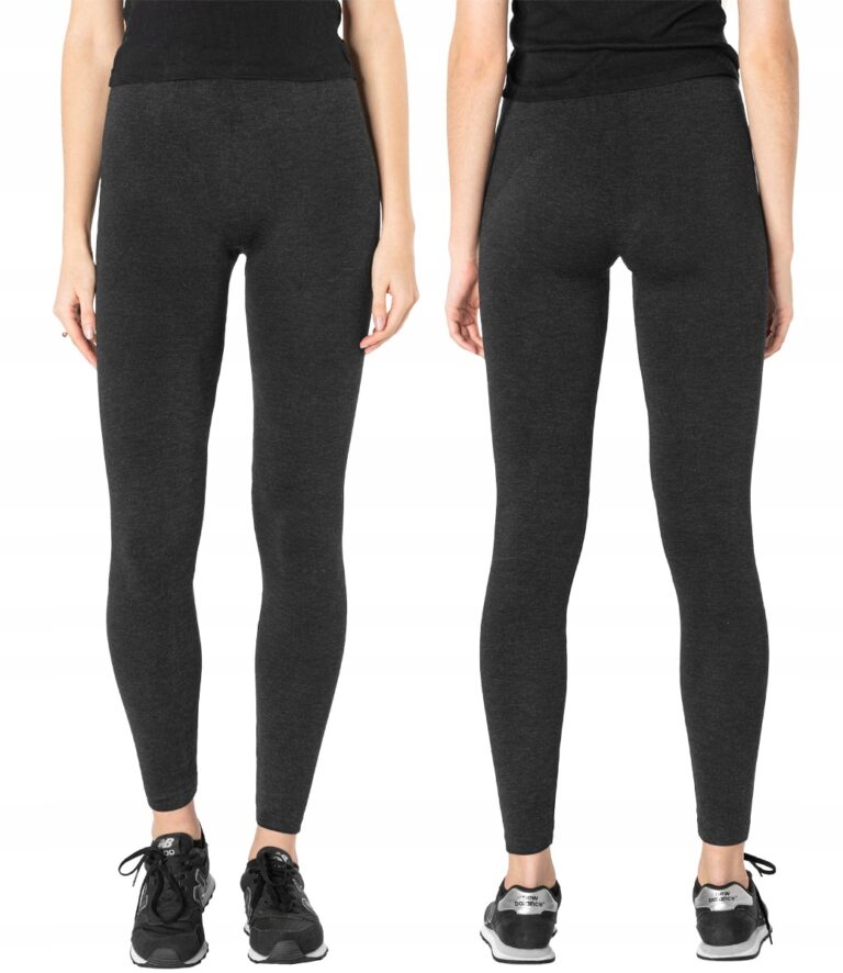 Ciepłe Legginsy Getry Bambus Ocieplane 923-2 S-M-L