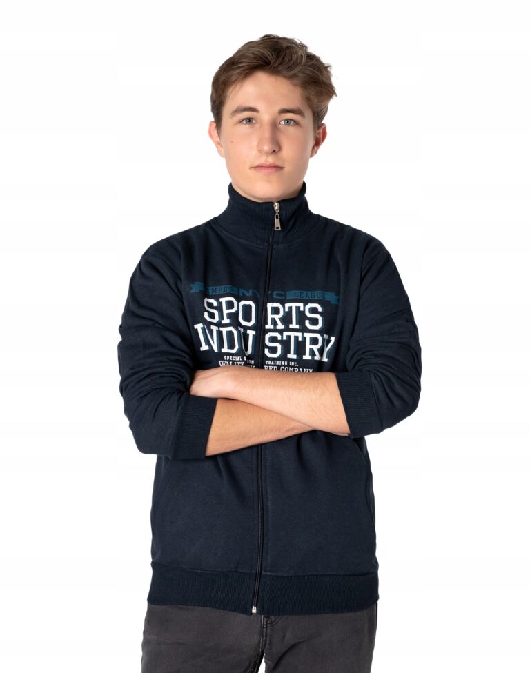 Sportowa Bluza Dresowa Męska Rozsuwana 329-2 r M