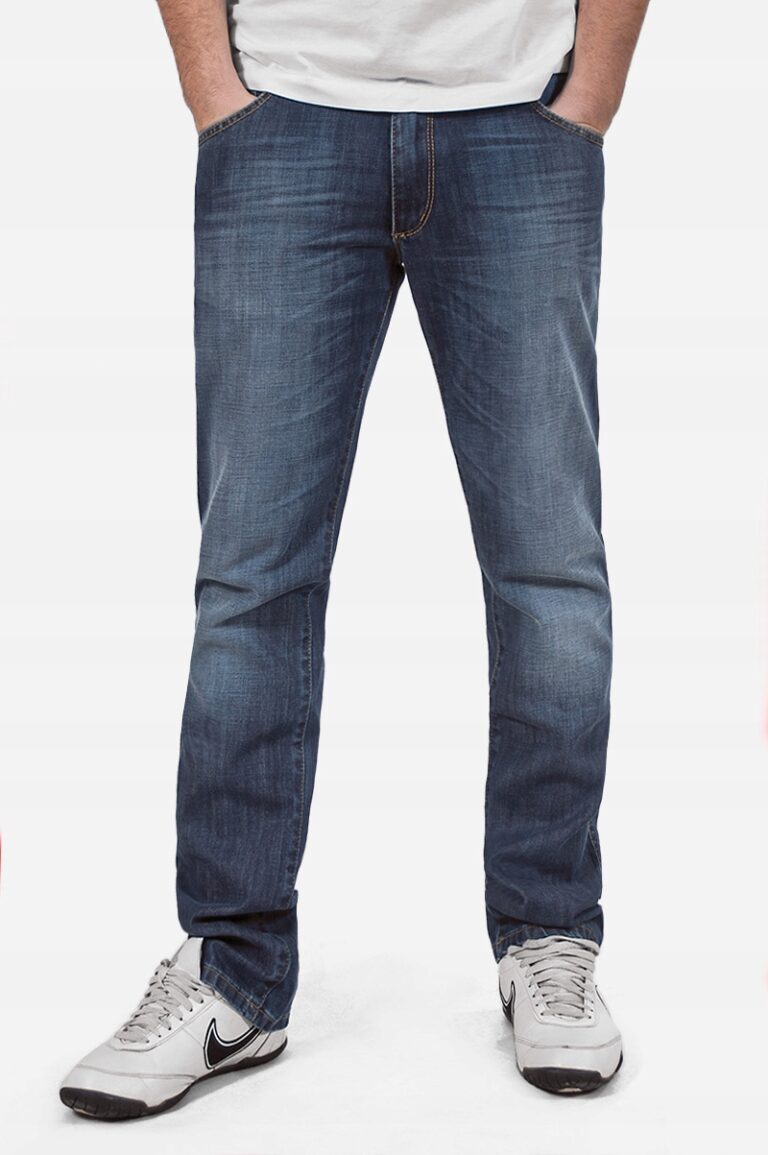 Spodnie Jeansy Rurki Męskie HUNTER 110/5 W45 L36