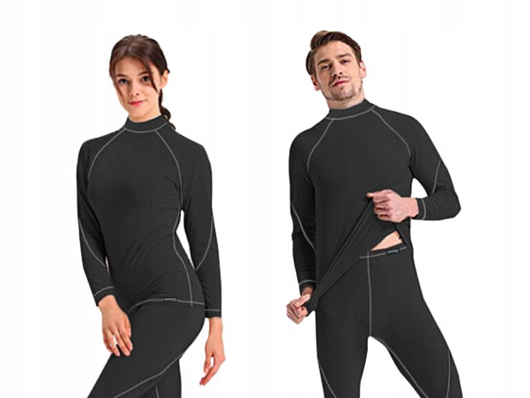 Koszulka Termiczna z WEŁNY MERYNOSA C+ XXL czarna