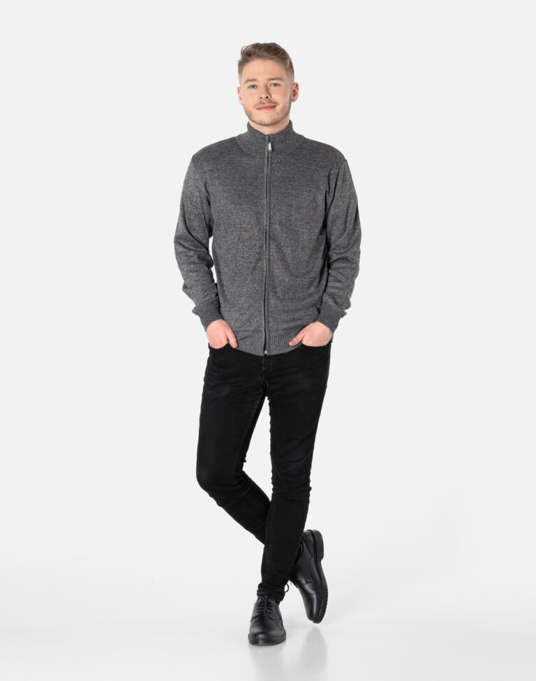 Sweter Męski Półgolf Rozsuwany na Zamek 6304-1 XXL