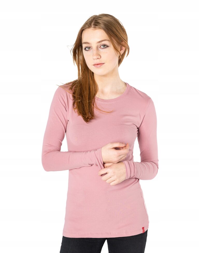 Bluzka Koszulka Damska Długi Rękaw 8056-11 r L/XL