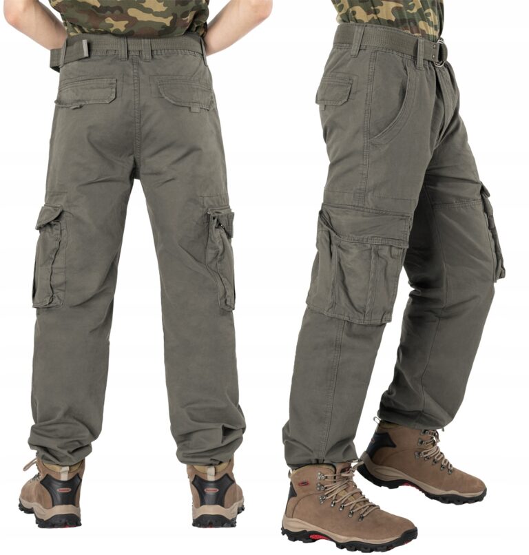 Spodnie Bojówki Militarne Wojskowe Męskie Q22 W37