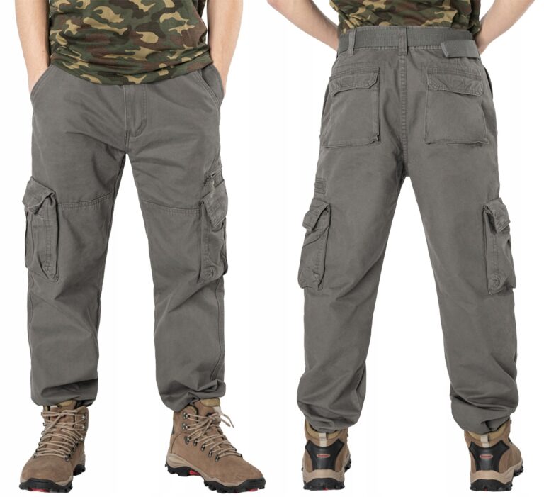 Spodnie Bojówki Militarne Wojskowe Męskie Q12 W32