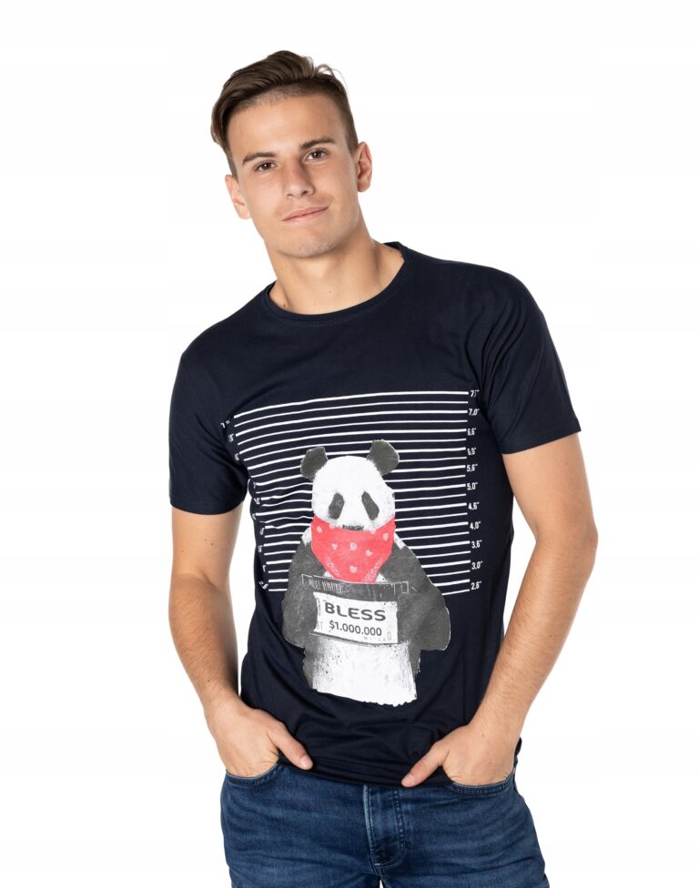 Koszulka Podkoszulek T-shirt Męski Shirt KM29-10 M