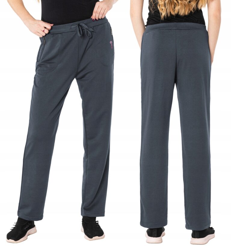 Spodnie Dresowe Dresy Sportowe Damskie 514-04 XXL