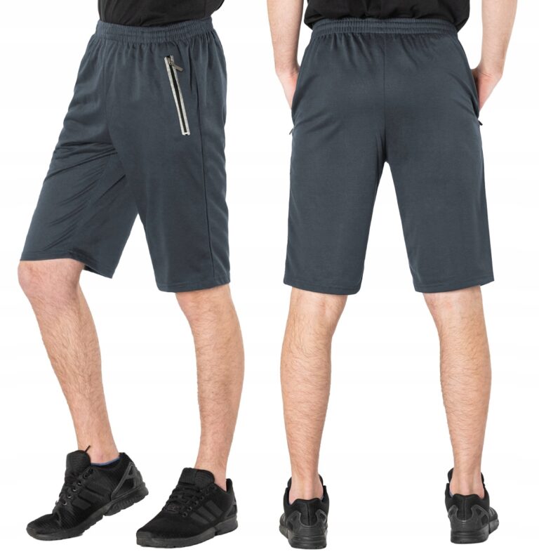 Krótkie Spodenki Dresowe Szorty Męskie 6377-5 6XL