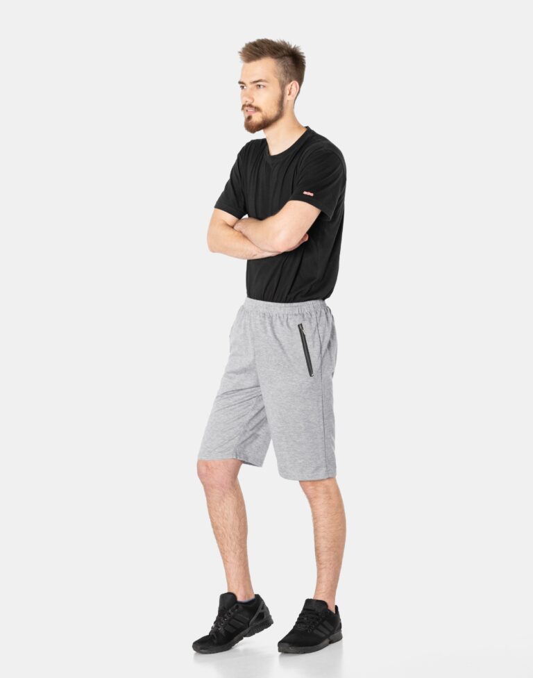 Krótkie Spodenki Dresowe Szorty Męskie 6377-6 4XL
