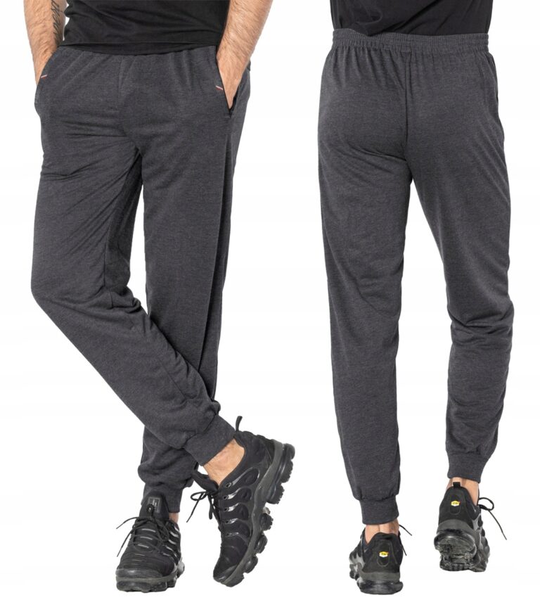 Spodnie Dresowe Męskie Dresy Sportowe 46542-3 3XL
