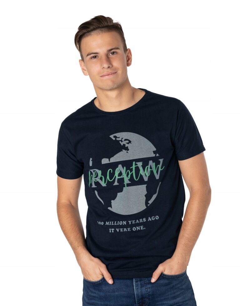 Koszulka Podkoszulek T-shirt Męski Shirt KM30-4 M