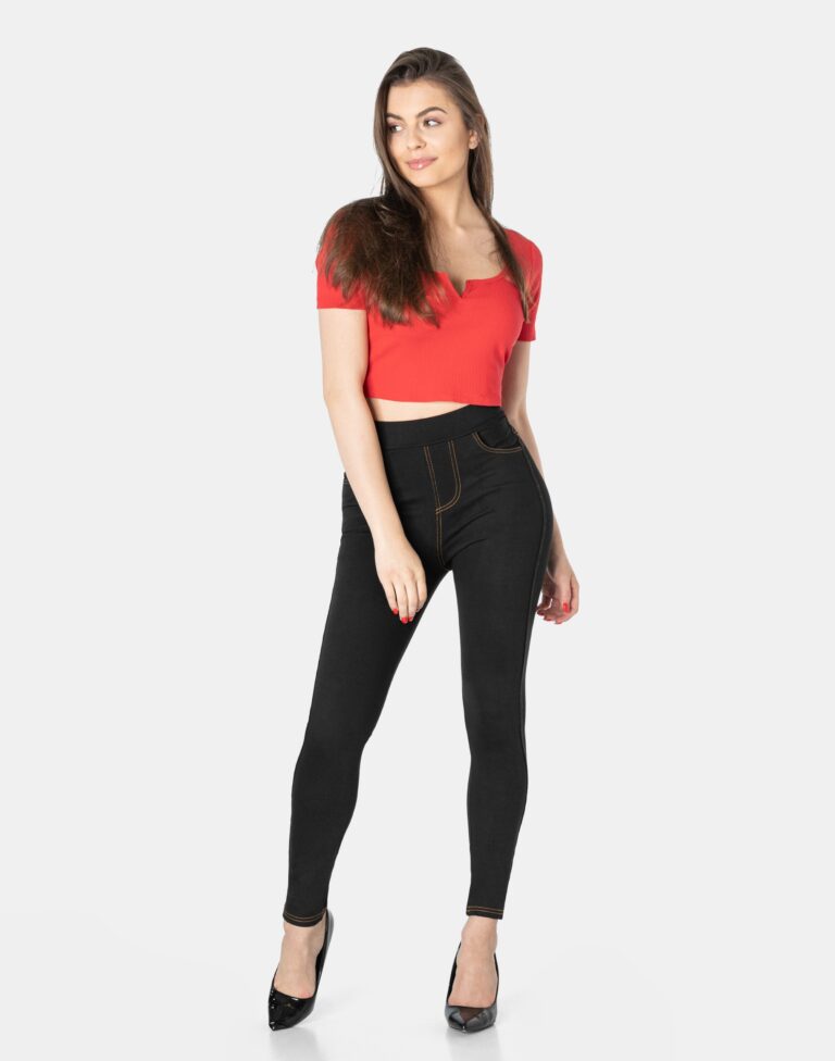 Spodnie Damskie Legginsy Jegginsy Rurki 1016-1 r M