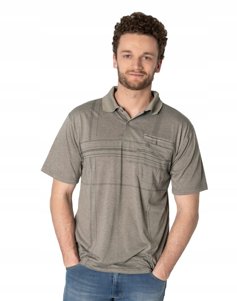 Koszulka Polo Męska Bawełniana Polówka 191-01 5XL