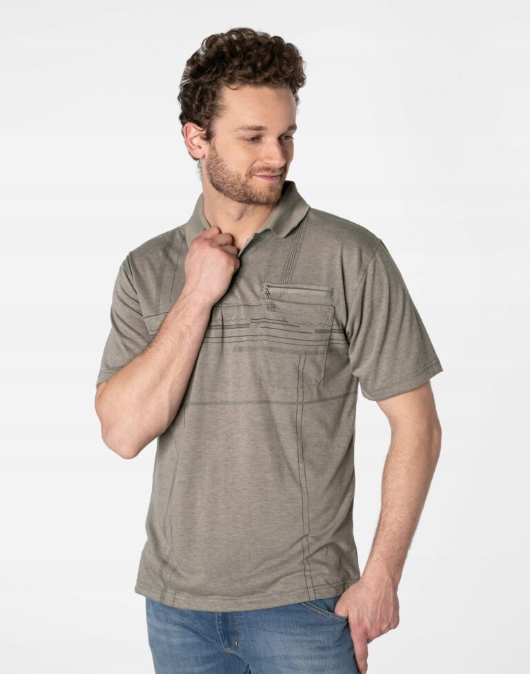 Koszulka Polo Męska Bawełniana Polówka 191-01 5XL