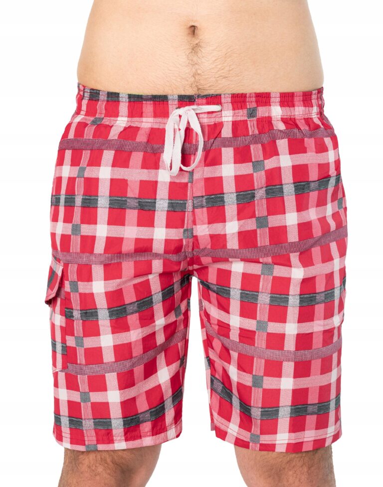 Krótkie Spodenki Kąpielowe Szorty Plaża 282-4 3XL