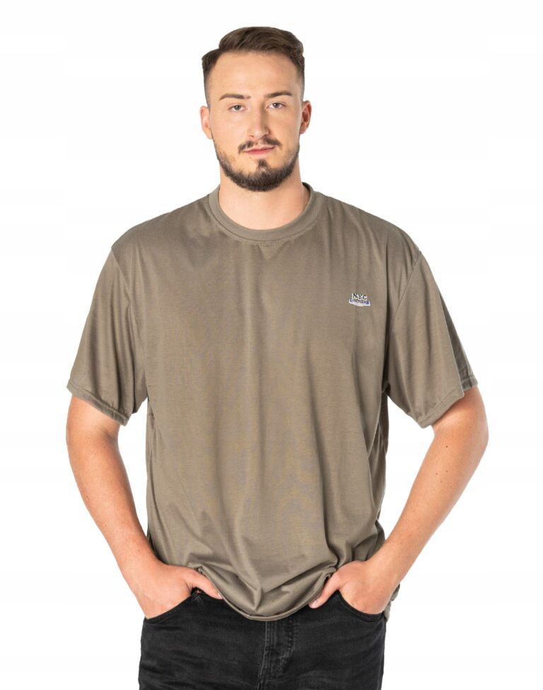 Duży Podkoszulek T-shirt Koszulka Męska 043-04 6XL