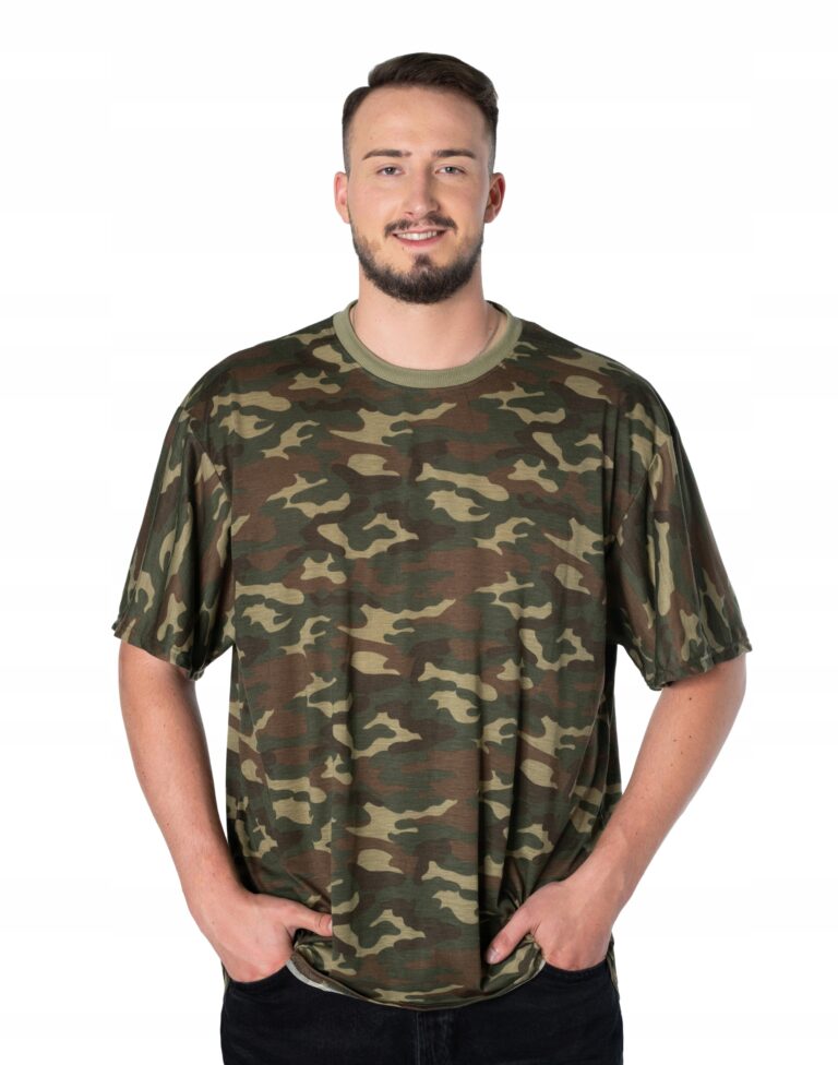 Duży Podkoszulek Koszulka Męska Moro Top 049-2 8XL