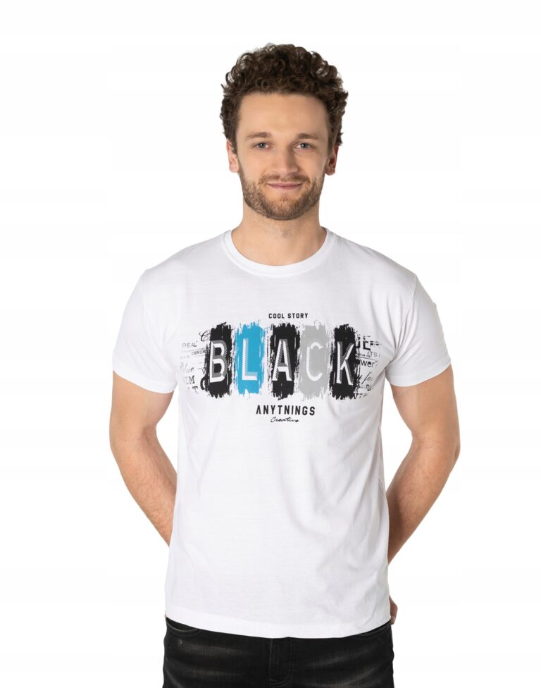 Koszulka Podkoszulek Męski Bawełniany K2003-1 3XL