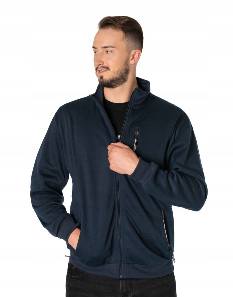 Sportowa Bluza Męska Dresowa Rozpinana 0405-3 3XL