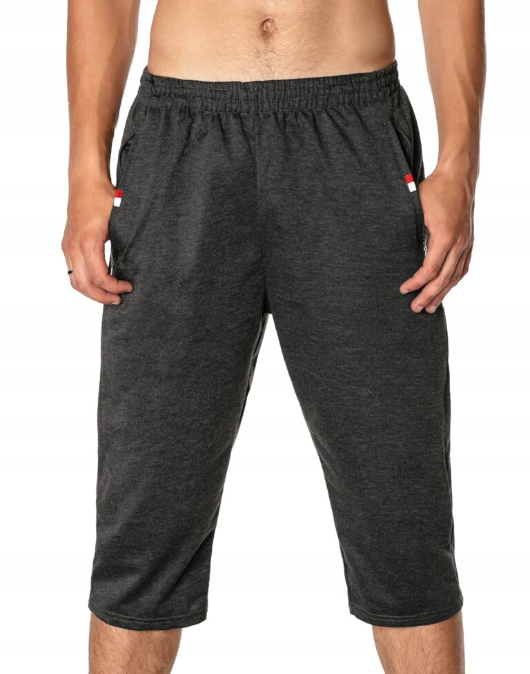 Krótkie Spodenki Dresowe Męskie Szorty 6360-05 r M