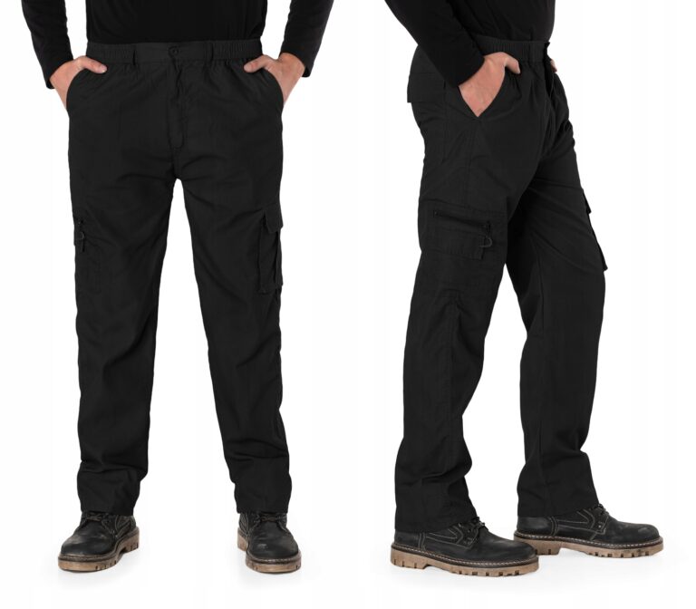 Spodnie Męskie Bojówki Trekkingowe Cargo 146-1 3XL