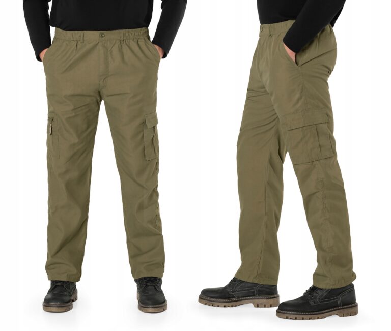 Spodnie Męskie Bojówki Trekkingowe Cargo 146-4 4XL