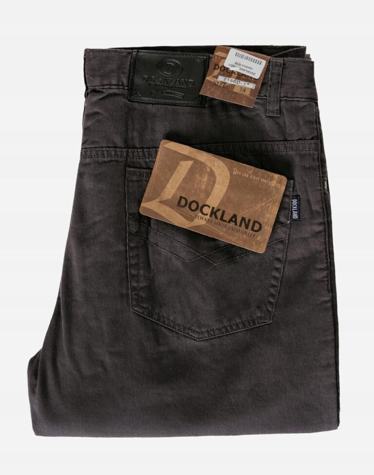 Ciepłe Spodnie Męskie Ocieplone Polarem na Jesień Zimę Ocieplane 2156D1 W36