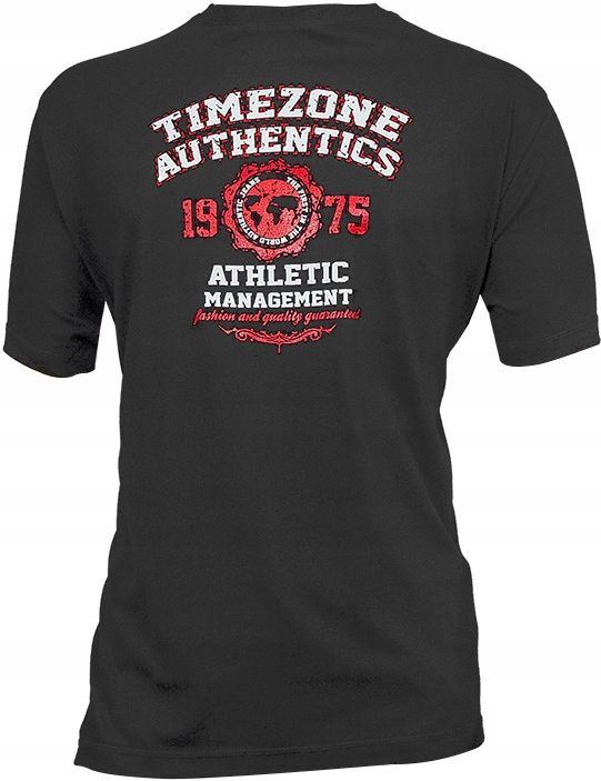 T-shirt Koszulka Podkoszulek Męski TimeZ 3XL czarna