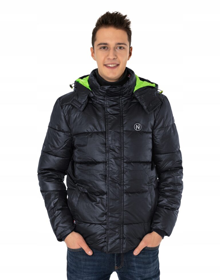 Ciepła Kurtka Męska Zimowa Ocieplana 36005-3 r XXL