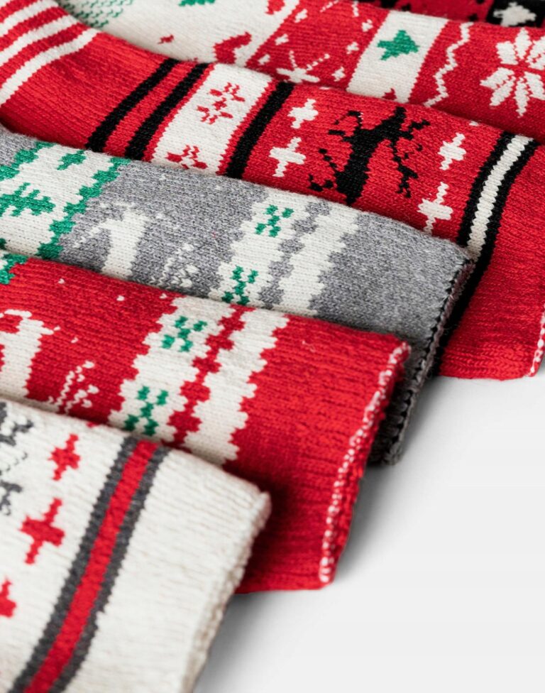 3 Ciepłe Skarpety na Święta Wełna Alpaka 460 39-42