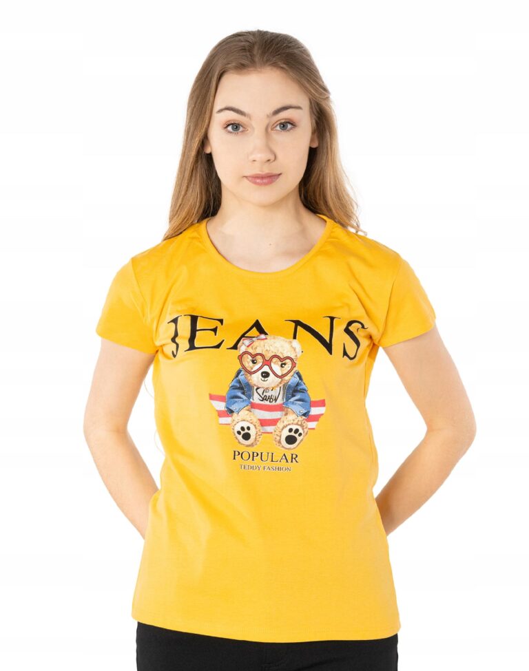 Koszulka Damska Podkoszulek T-shirt Top 382-10 r S